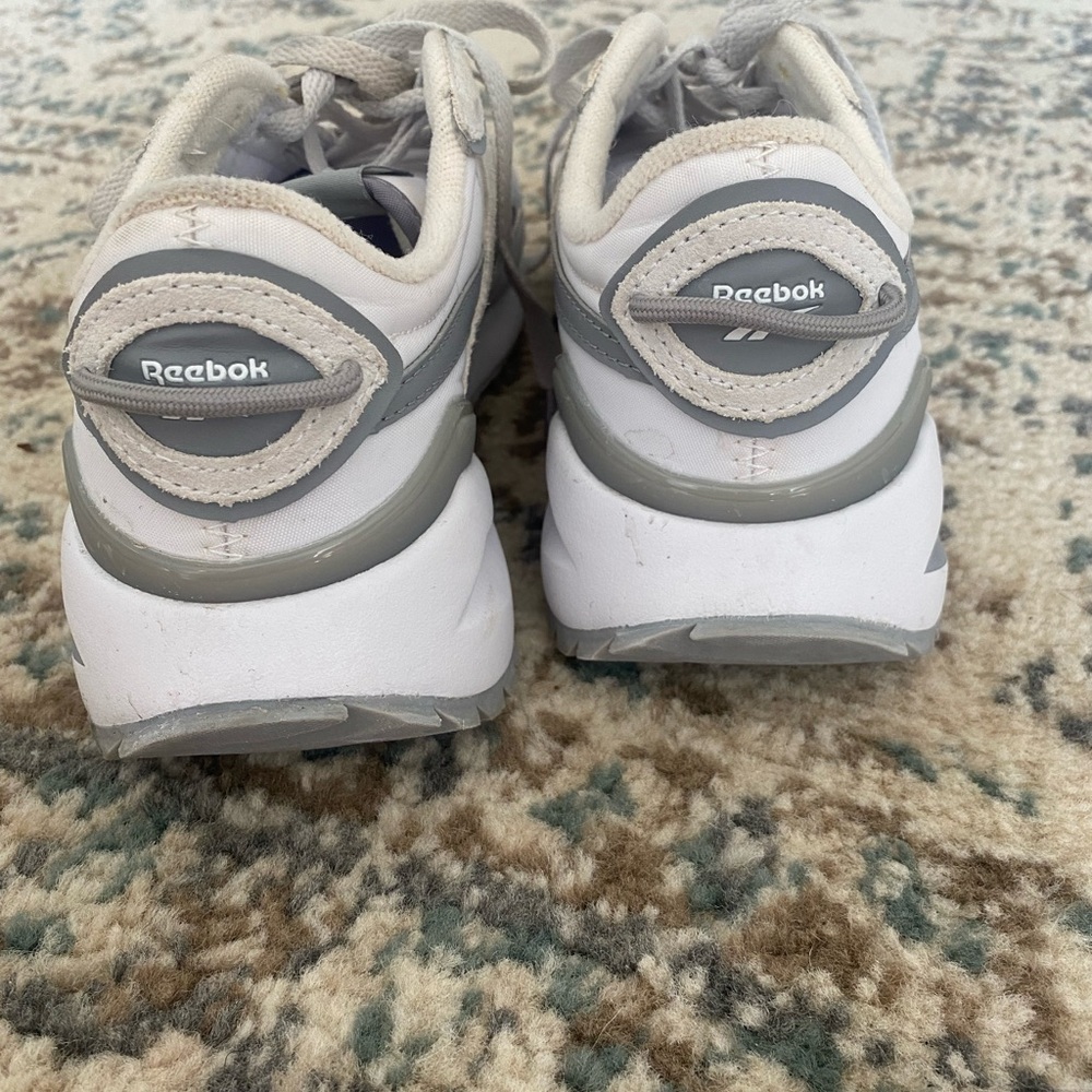Reebok White and Gray Sneakers - Picture 6 of 7